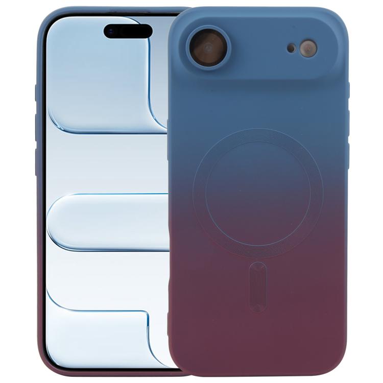 Liquid TPU Silicone Gradient MagSafe Phone Case, For iPhone 17e / 16e, For iPhone 17 Pro Max, For iPhone 17 Pro, For iPhone 17, For iPhone Air, For iPhone 16 Pro Max, For iPhone 16 Pro, For iPhone 16 Plus