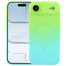 Load image into Gallery viewer, Liquid TPU Silicone Gradient MagSafe Phone Case, For iPhone 17e / 16e, For iPhone 17 Pro Max, For iPhone 17 Pro, For iPhone 17, For iPhone Air, For iPhone 16 Pro Max, For iPhone 16 Pro, For iPhone 16 Plus