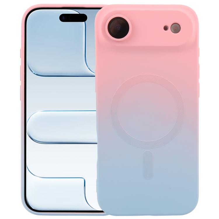 Liquid TPU Silicone Gradient MagSafe Phone Case, For iPhone 17e / 16e, For iPhone 17 Pro Max, For iPhone 17 Pro, For iPhone 17, For iPhone Air, For iPhone 16 Pro Max, For iPhone 16 Pro, For iPhone 16 Plus