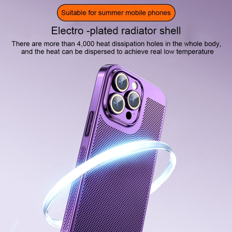 Ice Sense Heat Dissipation Electroplating PC Phone Case, For iPhone 14 Plus, For iPhone 14, For iPhone 14 Pro, For iPhone 14 Pro Max, For iPhone 13 Pro Max, For iPhone 13 Pro