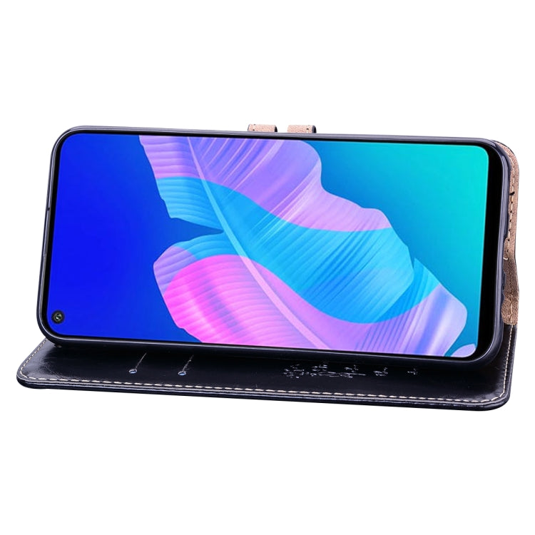 Business Style Oil Wax Texture Horizontal Flip Leather Case with Holder & Card Slots & Wallet