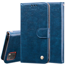 Load image into Gallery viewer, Business Style Oil Wax Texture Horizontal Flip Leather Case with Holder &amp; Card Slots &amp; Wallet