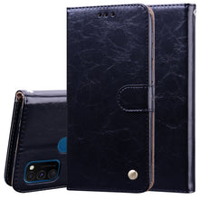 Load image into Gallery viewer, Business Style Oil Wax Texture Horizontal Flip Leather Case with Holder &amp; Card Slots &amp; Wallet