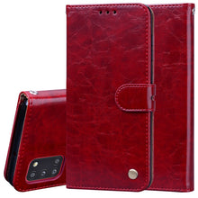 Load image into Gallery viewer, Business Style Oil Wax Texture Horizontal Flip Leather Case with Holder &amp; Card Slots &amp; Wallet
