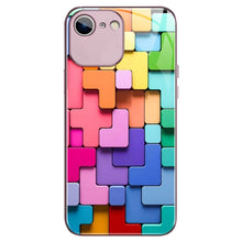 Load image into Gallery viewer, Colorful Toy Bricks Pattern Shockproof Glass Phone Case, For iPhone 6s / 6
