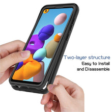 Load image into Gallery viewer, Starry Sky Solid Color Series Shockproof PC + TPU Protective Case, For Samsung Galaxy A21s