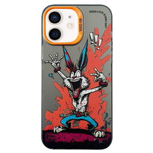 Load image into Gallery viewer, Double Layer Color Silver Series Animal Oil Painting Phone Case, For iPhone 12 Pro, For iPhone 11