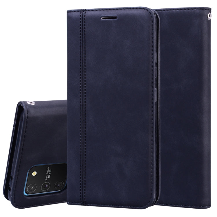 Frosted Business Magnetic Horizontal Flip PU Leather Case with Holder & Card Slot & Lanyard, For Samsung Galaxy S10 Lite / A91, For Samsung Galaxy S10, For Samsung Galaxy S20, For Samsung Galaxy S20 Plus, For Samsung Galaxy S20 Ultra                   ...