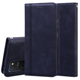Frosted Business Magnetic Horizontal Flip PU Leather Case with Holder & Card Slot & Lanyard, For Samsung Galaxy S10 Lite / A91, For Samsung Galaxy S10, For Samsung Galaxy S20, For Samsung Galaxy S20 Plus, For Samsung Galaxy S20 Ultra                   ...