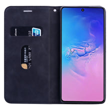 Load image into Gallery viewer, Frosted Business Magnetic Horizontal Flip PU Leather Case with Holder &amp; Card Slot &amp; Lanyard, For Samsung Galaxy S10 Lite / A91, For Samsung Galaxy S10, For Samsung Galaxy S20, For Samsung Galaxy S20 Plus, For Samsung Galaxy S20 Ultra                   ...
