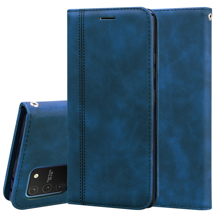 Frosted Business Magnetic Horizontal Flip PU Leather Case with Holder & Card Slot & Lanyard, For Samsung Galaxy S10 Lite / A91, For Samsung Galaxy S10, For Samsung Galaxy S20, For Samsung Galaxy S20 Plus, For Samsung Galaxy S20 Ultra                   ...