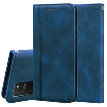 Load image into Gallery viewer, Frosted Business Magnetic Horizontal Flip PU Leather Case with Holder &amp; Card Slot &amp; Lanyard, For Samsung Galaxy S10 Lite / A91, For Samsung Galaxy S10, For Samsung Galaxy S20, For Samsung Galaxy S20 Plus, For Samsung Galaxy S20 Ultra                   ...