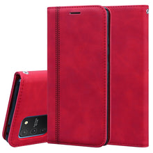 Load image into Gallery viewer, Frosted Business Magnetic Horizontal Flip PU Leather Case with Holder &amp; Card Slot &amp; Lanyard, For Samsung Galaxy S10 Lite / A91, For Samsung Galaxy S10, For Samsung Galaxy S20, For Samsung Galaxy S20 Plus, For Samsung Galaxy S20 Ultra                   ...