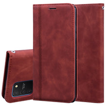 Load image into Gallery viewer, Frosted Business Magnetic Horizontal Flip PU Leather Case with Holder &amp; Card Slot &amp; Lanyard, For Samsung Galaxy S10 Lite / A91, For Samsung Galaxy S10, For Samsung Galaxy S20, For Samsung Galaxy S20 Plus, For Samsung Galaxy S20 Ultra                   ...