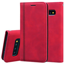 Load image into Gallery viewer, Frosted Business Magnetic Horizontal Flip PU Leather Case with Holder &amp; Card Slot &amp; Lanyard, For Samsung Galaxy S10 Lite / A91, For Samsung Galaxy S10, For Samsung Galaxy S20, For Samsung Galaxy S20 Plus, For Samsung Galaxy S20 Ultra                   ...