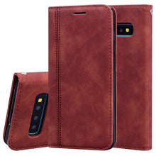 Load image into Gallery viewer, Frosted Business Magnetic Horizontal Flip PU Leather Case with Holder &amp; Card Slot &amp; Lanyard, For Samsung Galaxy S10 Lite / A91, For Samsung Galaxy S10, For Samsung Galaxy S20, For Samsung Galaxy S20 Plus, For Samsung Galaxy S20 Ultra                   ...