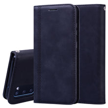 Load image into Gallery viewer, Frosted Business Magnetic Horizontal Flip PU Leather Case with Holder &amp; Card Slot &amp; Lanyard, For Samsung Galaxy S10 Lite / A91, For Samsung Galaxy S10, For Samsung Galaxy S20, For Samsung Galaxy S20 Plus, For Samsung Galaxy S20 Ultra                   ...