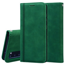 Load image into Gallery viewer, Frosted Business Magnetic Horizontal Flip PU Leather Case with Holder &amp; Card Slot &amp; Lanyard, For Samsung Galaxy S10 Lite / A91, For Samsung Galaxy S10, For Samsung Galaxy S20, For Samsung Galaxy S20 Plus, For Samsung Galaxy S20 Ultra                   ...