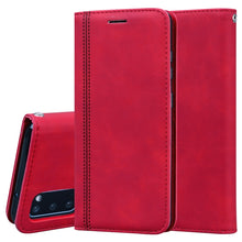 Load image into Gallery viewer, Frosted Business Magnetic Horizontal Flip PU Leather Case with Holder &amp; Card Slot &amp; Lanyard, For Samsung Galaxy S10 Lite / A91, For Samsung Galaxy S10, For Samsung Galaxy S20, For Samsung Galaxy S20 Plus, For Samsung Galaxy S20 Ultra                   ...