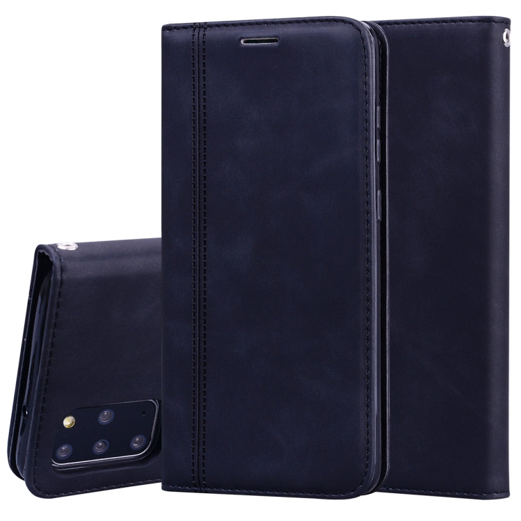 Frosted Business Magnetic Horizontal Flip PU Leather Case with Holder & Card Slot & Lanyard, For Samsung Galaxy S10 Lite / A91, For Samsung Galaxy S10, For Samsung Galaxy S20, For Samsung Galaxy S20 Plus, For Samsung Galaxy S20 Ultra                   ...