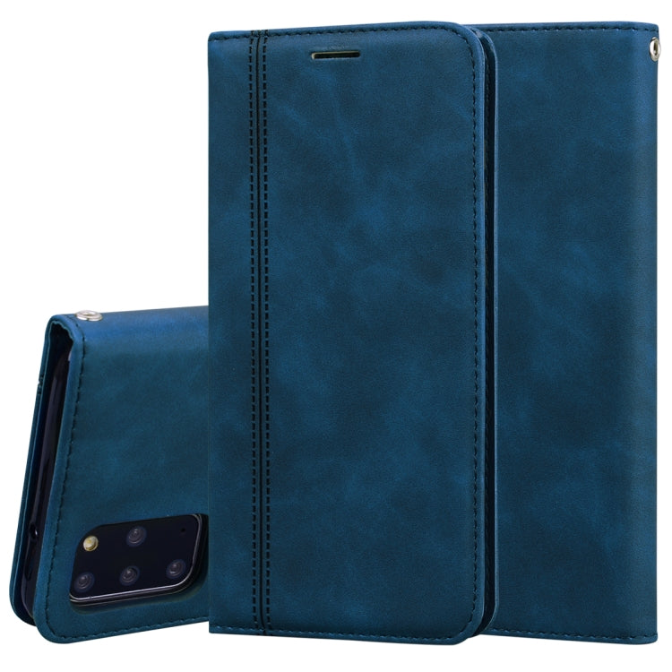Frosted Business Magnetic Horizontal Flip PU Leather Case with Holder & Card Slot & Lanyard, For Samsung Galaxy S10 Lite / A91, For Samsung Galaxy S10, For Samsung Galaxy S20, For Samsung Galaxy S20 Plus, For Samsung Galaxy S20 Ultra                   ...