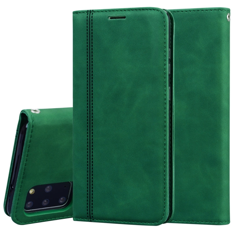 Frosted Business Magnetic Horizontal Flip PU Leather Case with Holder & Card Slot & Lanyard, For Samsung Galaxy S10 Lite / A91, For Samsung Galaxy S10, For Samsung Galaxy S20, For Samsung Galaxy S20 Plus, For Samsung Galaxy S20 Ultra                   ...