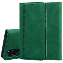 Load image into Gallery viewer, Frosted Business Magnetic Horizontal Flip PU Leather Case with Holder &amp; Card Slot &amp; Lanyard, For Samsung Galaxy S10 Lite / A91, For Samsung Galaxy S10, For Samsung Galaxy S20, For Samsung Galaxy S20 Plus, For Samsung Galaxy S20 Ultra                   ...