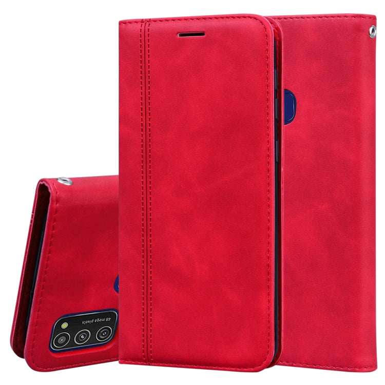 Frosted Business Magnetic Horizontal Flip PU Leather Case with Holder & Card Slot & Lanyard, For Samsung Galaxy S10 Lite / A91, For Samsung Galaxy S10, For Samsung Galaxy S20, For Samsung Galaxy S20 Plus, For Samsung Galaxy S20 Ultra                   ...