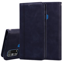 Load image into Gallery viewer, Frosted Business Magnetic Horizontal Flip PU Leather Case with Holder &amp; Card Slot &amp; Lanyard, For Samsung Galaxy S10 Lite / A91, For Samsung Galaxy S10, For Samsung Galaxy S20, For Samsung Galaxy S20 Plus, For Samsung Galaxy S20 Ultra                   ...