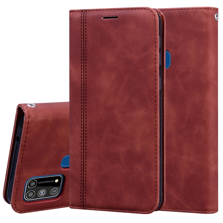 Frosted Business Magnetic Horizontal Flip PU Leather Case with Holder & Card Slot & Lanyard, For Samsung Galaxy S10 Lite / A91, For Samsung Galaxy S10, For Samsung Galaxy S20, For Samsung Galaxy S20 Plus, For Samsung Galaxy S20 Ultra                   ...