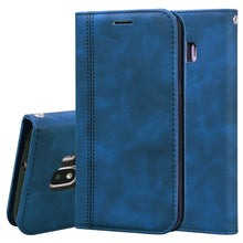 Load image into Gallery viewer, Frosted Business Magnetic Horizontal Flip PU Leather Case with Holder &amp; Card Slot &amp; Lanyard, For Samsung Galaxy S10 Lite / A91, For Samsung Galaxy S10, For Samsung Galaxy S20, For Samsung Galaxy S20 Plus, For Samsung Galaxy S20 Ultra                   ...