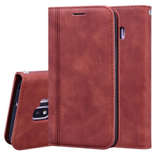 Load image into Gallery viewer, Frosted Business Magnetic Horizontal Flip PU Leather Case with Holder &amp; Card Slot &amp; Lanyard, For Samsung Galaxy S10 Lite / A91, For Samsung Galaxy S10, For Samsung Galaxy S20, For Samsung Galaxy S20 Plus, For Samsung Galaxy S20 Ultra                   ...