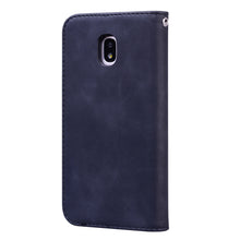 Load image into Gallery viewer, Frosted Business Magnetic Horizontal Flip PU Leather Case with Holder &amp; Card Slot &amp; Lanyard, For Samsung Galaxy J3 / J330  (EU), For Samsung Galaxy J5 (2016) / J510, For Samsung Galaxy J5 / J530 (EU), For Samsung Galaxy J7 / J730 (EU)                  ...