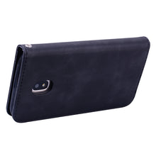 Load image into Gallery viewer, Frosted Business Magnetic Horizontal Flip PU Leather Case with Holder &amp; Card Slot &amp; Lanyard, For Samsung Galaxy J3 / J330  (EU), For Samsung Galaxy J5 (2016) / J510, For Samsung Galaxy J5 / J530 (EU), For Samsung Galaxy J7 / J730 (EU)                  ...