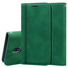 Load image into Gallery viewer, Frosted Business Magnetic Horizontal Flip PU Leather Case with Holder &amp; Card Slot &amp; Lanyard, For Samsung Galaxy J3 / J330  (EU), For Samsung Galaxy J5 (2016) / J510, For Samsung Galaxy J5 / J530 (EU), For Samsung Galaxy J7 / J730 (EU)                  ...