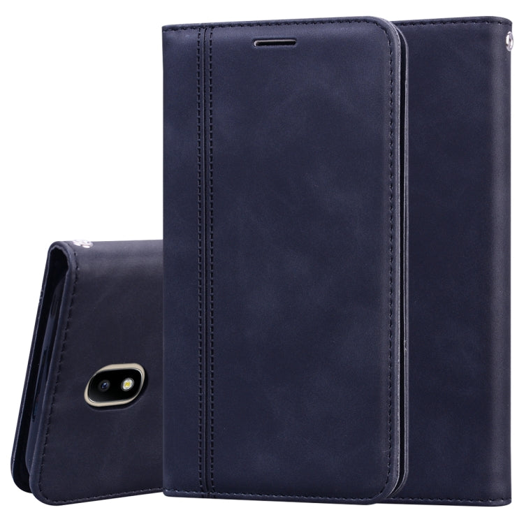 Frosted Business Magnetic Horizontal Flip PU Leather Case with Holder & Card Slot & Lanyard, For Samsung Galaxy J3 / J330  (EU), For Samsung Galaxy J5 (2016) / J510, For Samsung Galaxy J5 / J530 (EU), For Samsung Galaxy J7 / J730 (EU)                  ...