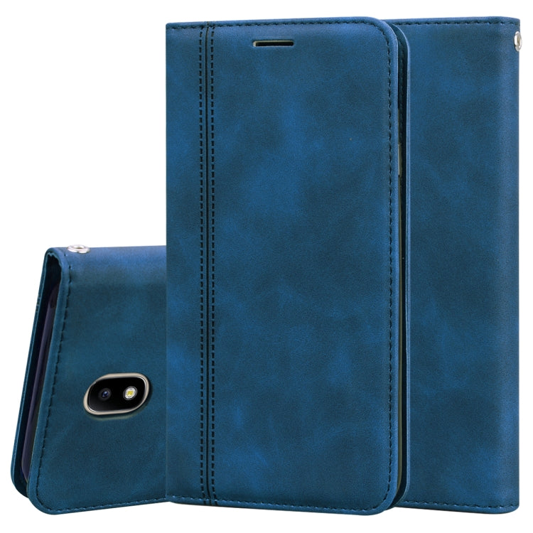 Frosted Business Magnetic Horizontal Flip PU Leather Case with Holder & Card Slot & Lanyard, For Samsung Galaxy J3 / J330  (EU), For Samsung Galaxy J5 (2016) / J510, For Samsung Galaxy J5 / J530 (EU), For Samsung Galaxy J7 / J730 (EU)                  ...