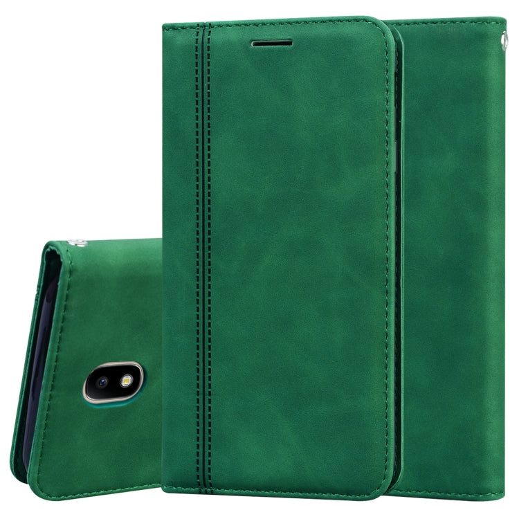 Frosted Business Magnetic Horizontal Flip PU Leather Case with Holder & Card Slot & Lanyard, For Samsung Galaxy J3 / J330  (EU), For Samsung Galaxy J5 (2016) / J510, For Samsung Galaxy J5 / J530 (EU), For Samsung Galaxy J7 / J730 (EU)                  ...