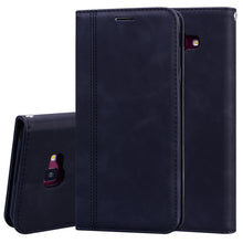 Load image into Gallery viewer, Frosted Business Magnetic Horizontal Flip PU Leather Case with Holder &amp; Card Slot &amp; Lanyard, For Samsung Galaxy J3 / J330  (EU), For Samsung Galaxy J5 (2016) / J510, For Samsung Galaxy J5 / J530 (EU), For Samsung Galaxy J7 / J730 (EU)                  ...