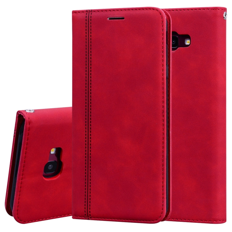 Frosted Business Magnetic Horizontal Flip PU Leather Case with Holder & Card Slot & Lanyard, For Samsung Galaxy J3 / J330  (EU), For Samsung Galaxy J5 (2016) / J510, For Samsung Galaxy J5 / J530 (EU), For Samsung Galaxy J7 / J730 (EU)                  ...