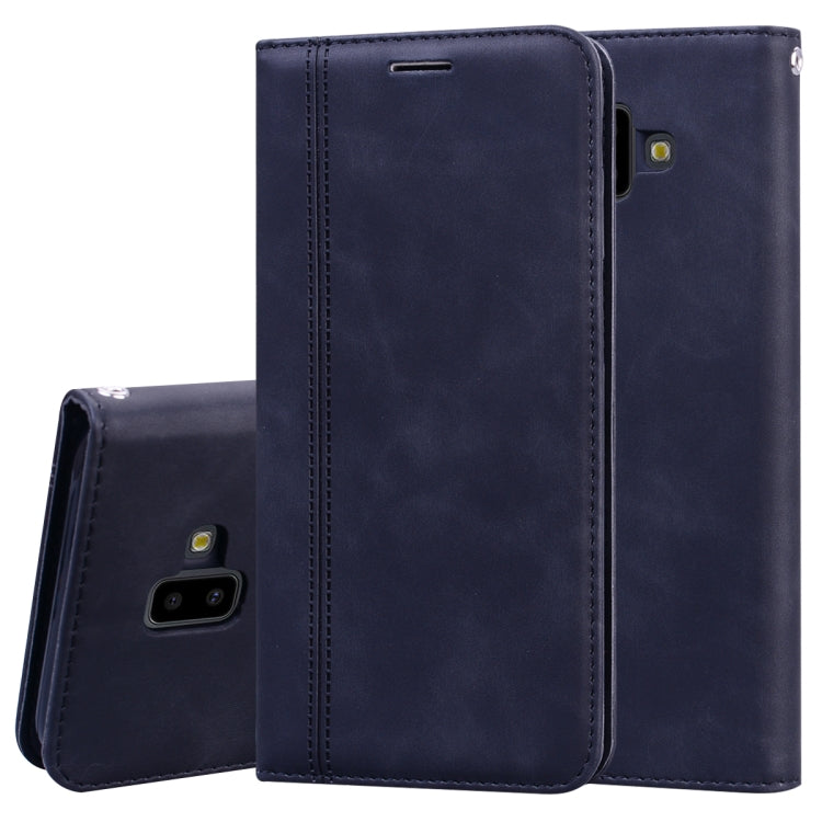 Frosted Business Magnetic Horizontal Flip PU Leather Case with Holder & Card Slot & Lanyard, For Samsung Galaxy J3 / J330  (EU), For Samsung Galaxy J5 (2016) / J510, For Samsung Galaxy J5 / J530 (EU), For Samsung Galaxy J7 / J730 (EU)                  ...