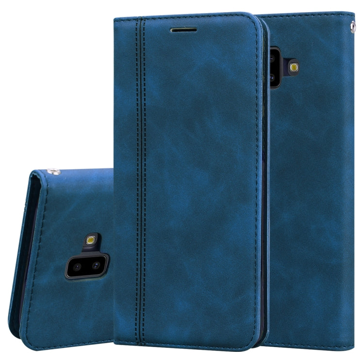 Frosted Business Magnetic Horizontal Flip PU Leather Case with Holder & Card Slot & Lanyard, For Samsung Galaxy J3 / J330  (EU), For Samsung Galaxy J5 (2016) / J510, For Samsung Galaxy J5 / J530 (EU), For Samsung Galaxy J7 / J730 (EU)                  ...