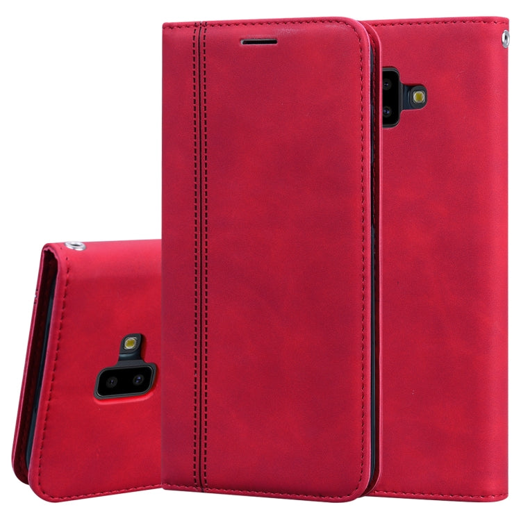 Frosted Business Magnetic Horizontal Flip PU Leather Case with Holder & Card Slot & Lanyard, For Samsung Galaxy J3 / J330  (EU), For Samsung Galaxy J5 (2016) / J510, For Samsung Galaxy J5 / J530 (EU), For Samsung Galaxy J7 / J730 (EU)                  ...