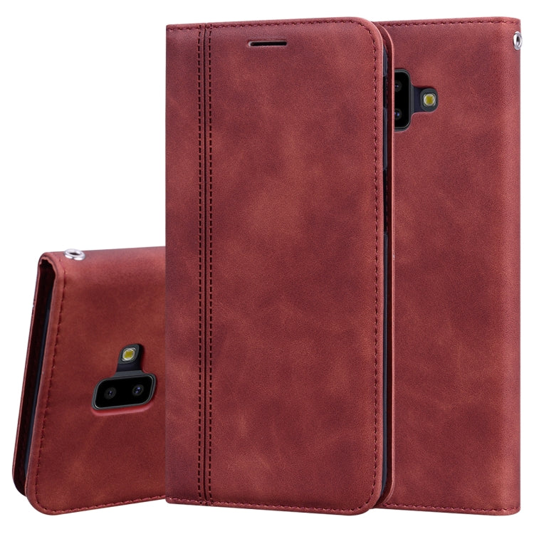Frosted Business Magnetic Horizontal Flip PU Leather Case with Holder & Card Slot & Lanyard, For Samsung Galaxy J3 / J330  (EU), For Samsung Galaxy J5 (2016) / J510, For Samsung Galaxy J5 / J530 (EU), For Samsung Galaxy J7 / J730 (EU)                  ...
