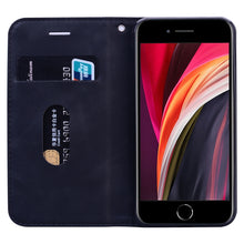 Load image into Gallery viewer, Frosted Business Magnetic Horizontal Flip PU Leather Case with Holder &amp; Card Slot &amp; Lanyard, For iPhone SE 2022 / SE 2020 &amp; 8 &amp; 7, For iPhone 8 Plus &amp; 7 Plus, For iPhone 11 Pro, For iPhone 11, For iPhone 11 Pro Max, For iPhone XS / X, For iPhone XR    ...