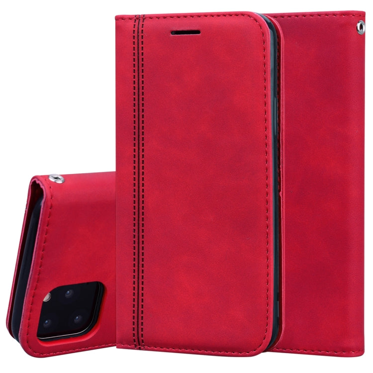 Frosted Business Magnetic Horizontal Flip PU Leather Case with Holder & Card Slot & Lanyard, For iPhone SE 2022 / SE 2020 & 8 & 7, For iPhone 8 Plus & 7 Plus, For iPhone 11 Pro, For iPhone 11, For iPhone 11 Pro Max, For iPhone XS / X, For iPhone XR    ...