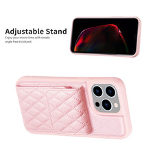 Load image into Gallery viewer, Vertical Wallet Rhombic Leather Phone Case, For iPhone 15 Pro Max, For iPhone 15 Pro, For iPhone 15 Plus, For iPhone 15