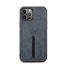 Load image into Gallery viewer, Denior DV Elastic Card Slot PU Back Cover Phone Case, For iPhone 15 Pro Max, For iPhone 15 Pro, For iPhone 15 Plus, For iPhone 15