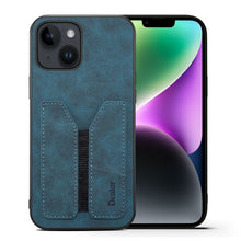 Load image into Gallery viewer, Denior DV Elastic Card Slot PU Back Cover Phone Case, For iPhone 15 Pro Max, For iPhone 15 Pro, For iPhone 15 Plus, For iPhone 15