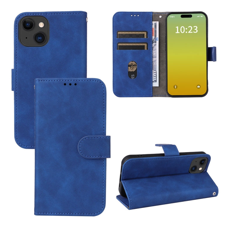 Skin Feel Magnetic Flip Leather Phone Case, For iPhone 15 Pro Max, For iPhone 15 Pro, For iPhone 15 Plus